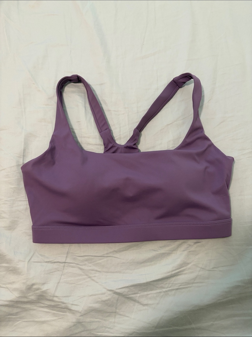 Purple Running Girl Sports Bra Medium